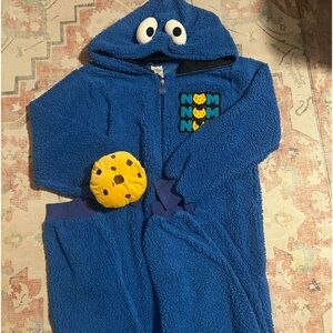 Cookie Monster Costume Onesie